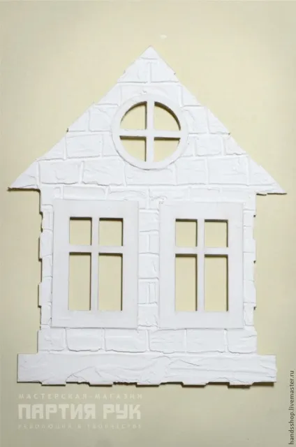 Декор будиночка - цегла і черепиця - ярмарок майстрів - ручна робота, handmade (імітація цегли) Декор будиночка - цегла і черепиця - ярмарок майстрів - ручна робота, handmade