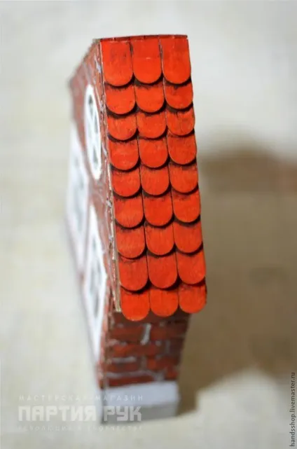 Декор будиночка - цегла і черепиця - ярмарок майстрів - ручна робота, handmade (маленький будиночок) Декор будиночка - цегла і черепиця - ярмарок майстрів - ручна робота, handmade
