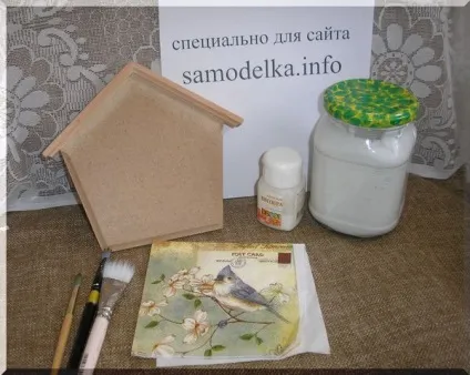 Декупаж стильною ключниці своїми руками