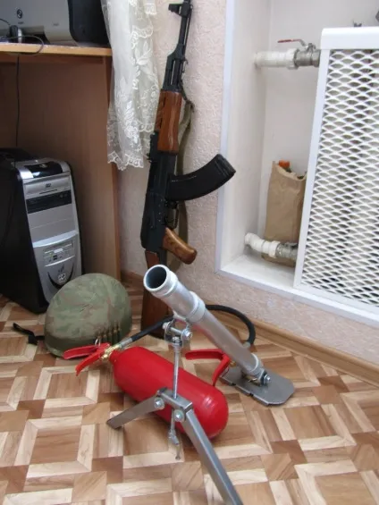 Діюча модель міномета