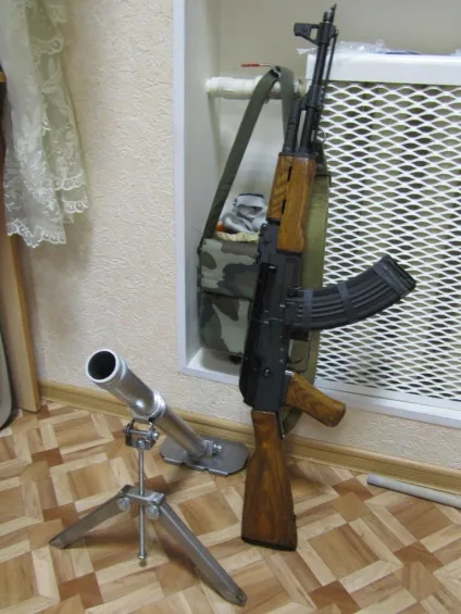 Діюча модель міномета
