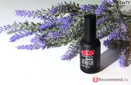 Гель для нарощування нігтів professional nail boutique (pnb) quick top gel-фінішне покриття без