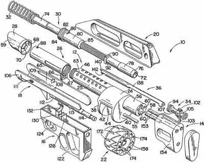Дробовик - pancor jackhammer - (сша) - історія створення, опис, характеристики, фото, схеми, ТТХ (дробовик) Дробовик - pancor jackhammer - (сша) - історія створення, опис, характеристики, фото, схеми, ТТХ