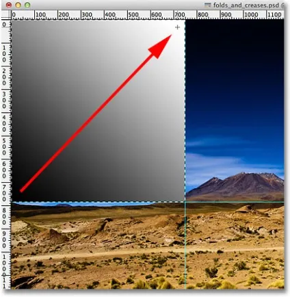 Ефект згину на фотографії в фотошоп (Градієнт Gradient Tool) Ефект згину на фотографії в фотошоп