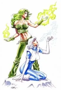 Fire (полум'я) - герої марвел (marvel) і dc comics