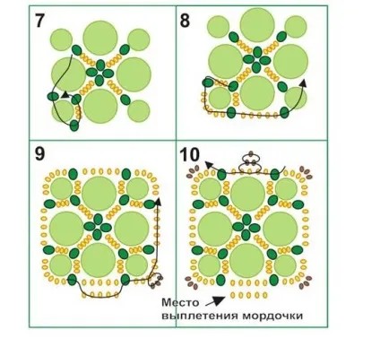Фігурки з бісеру схеми плетіння, ls (майстер-клас) Фігурки з бісеру схеми плетіння, ls