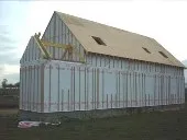Фото-звіт про будівництво каркасного будинку своїми руками (45 фото)
