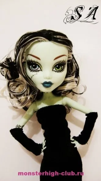 Фото-урок завивка лялькових волосся, monster high (волосся) Фото-урок завивка лялькових волосся, monster high