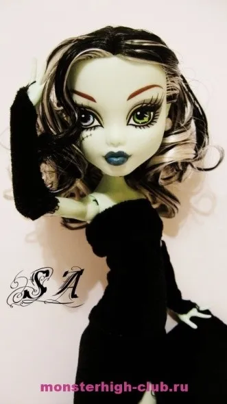 Фото-урок завивка лялькових волосся, monster high (monster) Фото-урок завивка лялькових волосся, monster high