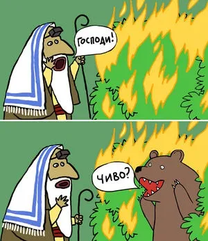 палаючий ведмідь