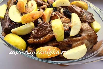 Гусь шматочками