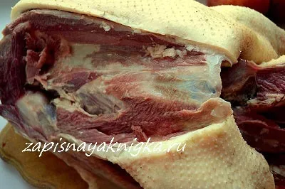 Гусь шматочками