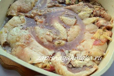 Гусь шматочками
