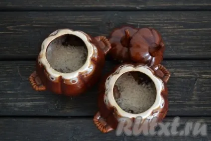 Гусь з рисом в духовці - рецепт з фото