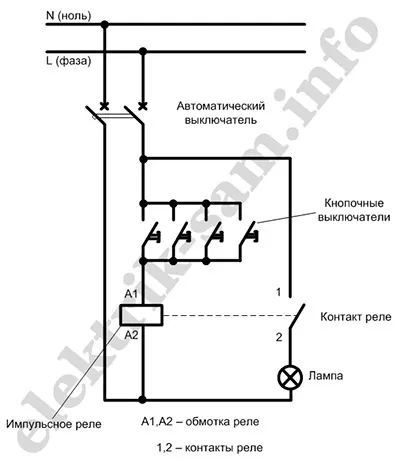 імпульсні реле