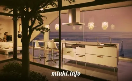Інтер'єр японської кухні (сучасний дизайн), miuki mikado • віртуальна японія (інтер'єр) Інтер'єр японської кухні (сучасний дизайн), miuki mikado • віртуальна японія