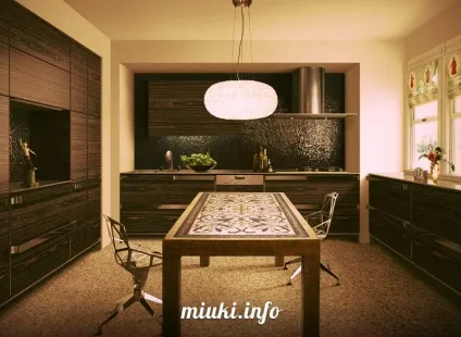 Інтер'єр японської кухні (сучасний дизайн), miuki mikado • віртуальна японія (кухні) Інтер'єр японської кухні (сучасний дизайн), miuki mikado • віртуальна японія
