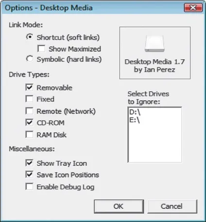 Індикатор підключених накопичувачів desktop media 1 (media) Індикатор підключених накопичувачів desktop media 1