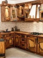 Штучний камінь в інтер'єрі кухні (інтер'єрі) Штучний камінь в інтер'єрі кухні