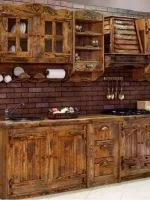 Штучний камінь в інтер'єрі кухні (штучний) Штучний камінь в інтер'єрі кухні