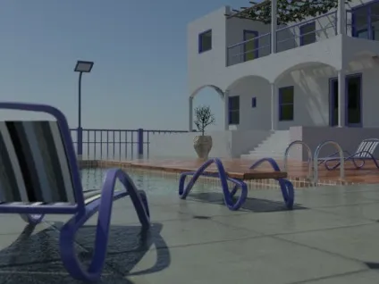 Використання ефекту камери depth-of-field (глибина різкості) в 3ds max