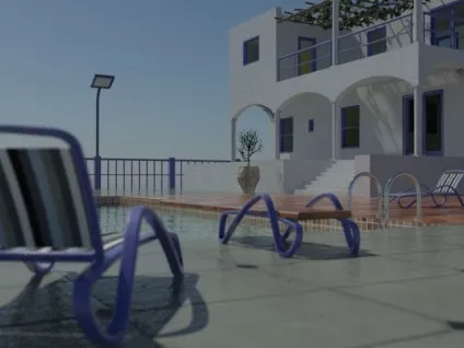 Використання ефекту камери depth-of-field (глибина різкості) в 3ds max