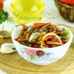 Кабачки по-корейськи швидкого приготування кружечками (цибуля) Кабачки по-корейськи швидкого приготування кружечками