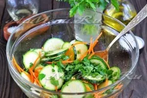 Кабачки по-корейськи швидкого приготування кружечками (кабачок) Кабачки по-корейськи швидкого приготування кружечками