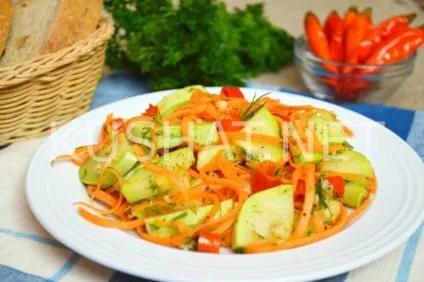 Кабачки по-корейськи швидкого приготування (приготування) Кабачки по-корейськи швидкого приготування