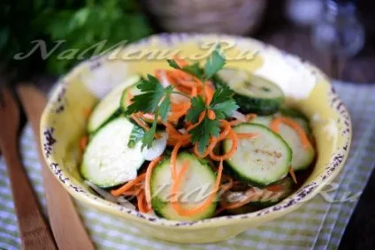 Кабачки по-корейськи швидкого приготування кружечками (кружечками) Кабачки по-корейськи швидкого приготування кружечками