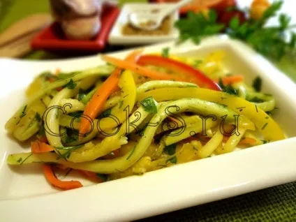 Кабачки по-корейськи - покроковий рецепт з фото, закуски (кабачки по корейськи рецепт з фото) Кабачки по-корейськи - покроковий рецепт з фото, закуски