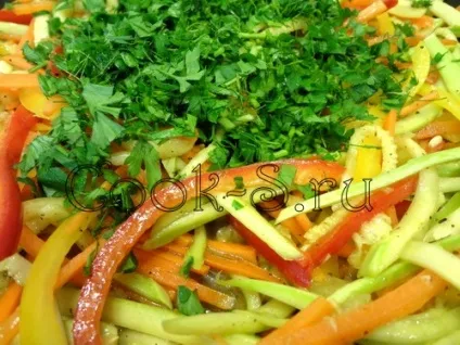 Кабачки по-корейськи - покроковий рецепт з фото, закуски (закуска з кабачків по корейськи) Кабачки по-корейськи - покроковий рецепт з фото, закуски