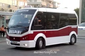 Міський транспорт Мармарис - долмуши, докладний путівник по Мармаріс (автобус Мармаріс) Міський транспорт Мармарис - долмуши, докладний путівник по Мармарису
