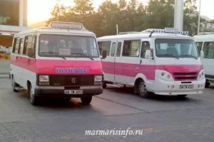 Міський транспорт Мармарис - долмуши, докладний путівник по Мармаріс (про Мармарісі) Міський транспорт Мармарис - долмуши, докладний путівник по Мармарису