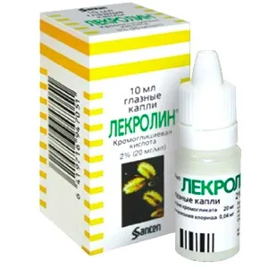 Очні краплі від алергії