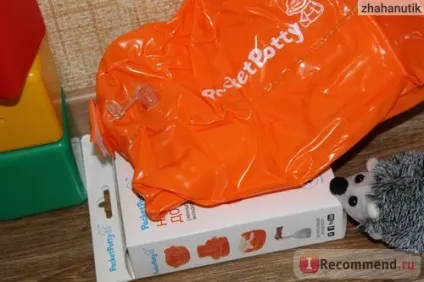 Горщик дитячий pocketpotty надувний, зі змінними пакетами - «і нехай весь світ зачекає! Надувний (надувний) Горщик дитячий pocketpotty надувний, зі змінними пакетами - «і нехай весь світ зачекає! надувний