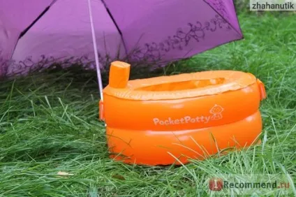 Горщик дитячий pocketpotty надувний, зі змінними пакетами - «і нехай весь світ зачекає! Надувний (надувний) Горщик дитячий pocketpotty надувний, зі змінними пакетами - «і нехай весь світ зачекає! надувний