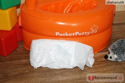 Горщик дитячий pocketpotty надувний, зі змінними пакетами - «і нехай весь світ зачекає! Надувний (нехай) Горщик дитячий pocketpotty надувний, зі змінними пакетами - «і нехай весь світ зачекає! надувний