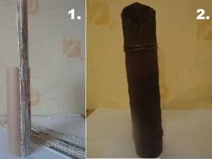 Як робляться вази зі звичайних газетних трубочок (вази газетних трубочок) Як робляться вази зі звичайних газетних трубочок