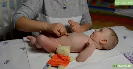 Як робити масаж грудничку відео, дитині 3 - 6 місяців (підстави кожного пальця) Як робити масаж грудничку відео, дитині 3 - 6 місяців