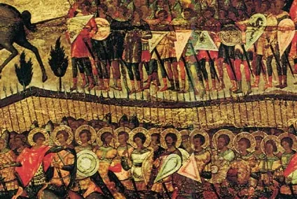 Які були малюнки на щитах українських дружин (малюнки) Які були малюнки на щитах українських дружин