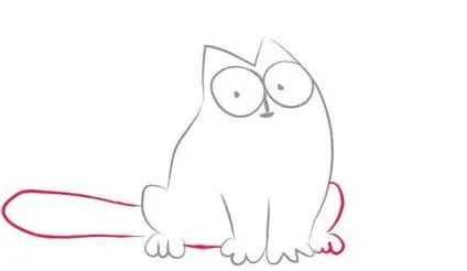Як намалювати кота Саймона простим олівцем поетапно (кота) Як намалювати кота Саймона простим олівцем поетапно