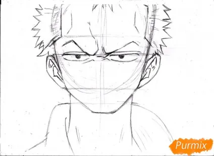 Як намалювати портрет ророноа зоро з one piece (ророноа) Як намалювати портрет ророноа зоро з one piece