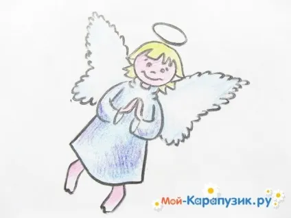 Як намалювати ангела олівцем поетапно (намалювати) Як намалювати ангела олівцем поетапно