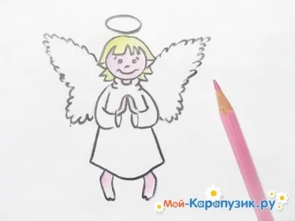 Як намалювати ангела олівцем поетапно (ангела) Як намалювати ангела олівцем поетапно