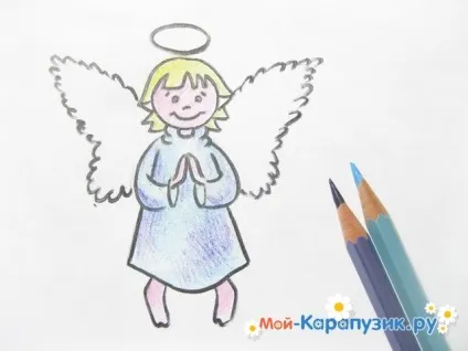 Як намалювати ангела олівцем поетапно (ангела) Як намалювати ангела олівцем поетапно