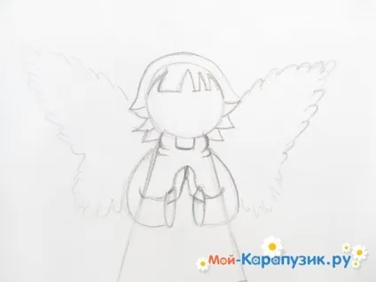 Як намалювати ангела олівцем поетапно (ангела) Як намалювати ангела олівцем поетапно