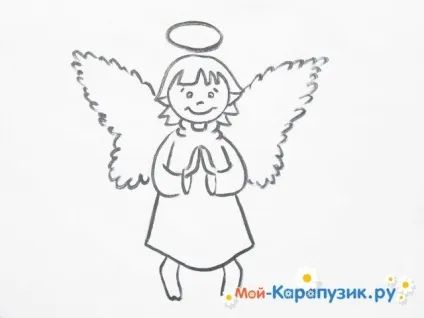 Як намалювати ангела олівцем поетапно (намалювати) Як намалювати ангела олівцем поетапно