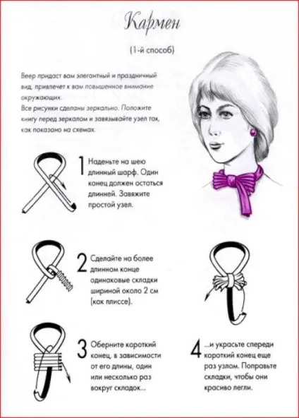 Як красиво зав'язати шарф, палантин, хустку - ярмарок майстрів - ручна робота, handmade (шаль) Як красиво зав'язати шарф, палантин, хустку - ярмарок майстрів - ручна робота, handmade