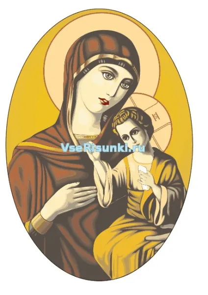 Як намалювати ікону олівцем поетапно (ікону) Як намалювати ікону олівцем поетапно